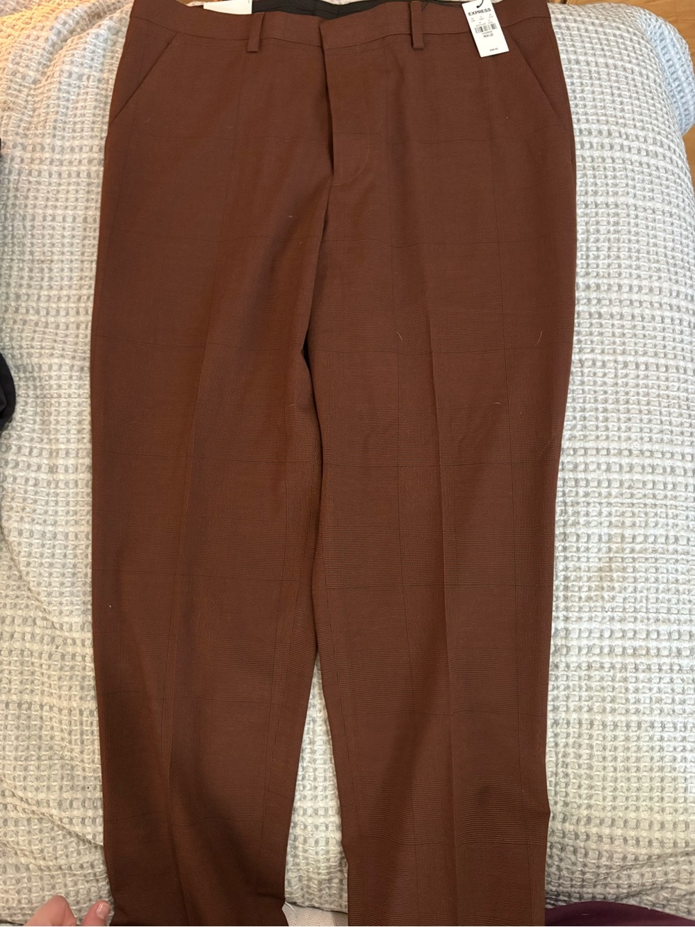 Express Men's Brown Dress Pants